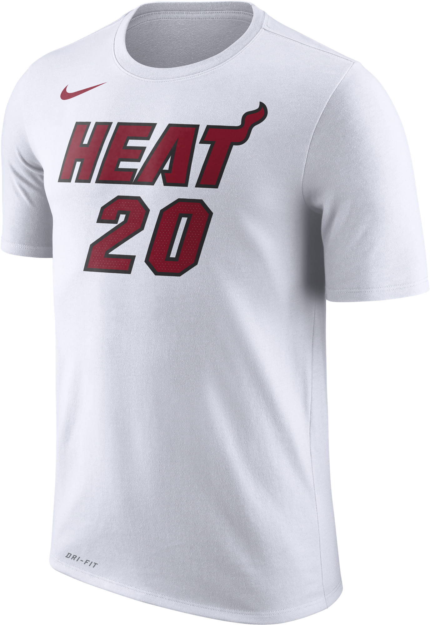 Justise Winslow Nike Miami Heat White Name & Number - Stephen Curry T Shirt Nike (2224x2224), Png Download