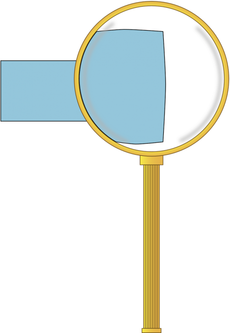 Magnifying Glass,lens,expand,free Vector Graphics - Magnifying Glass (500x685), Png Download