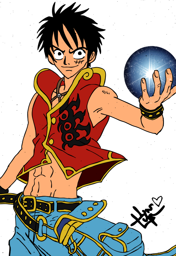 One Piece Luffy Clipart Monkey D - One Piece Luffy (600x871), Png Download