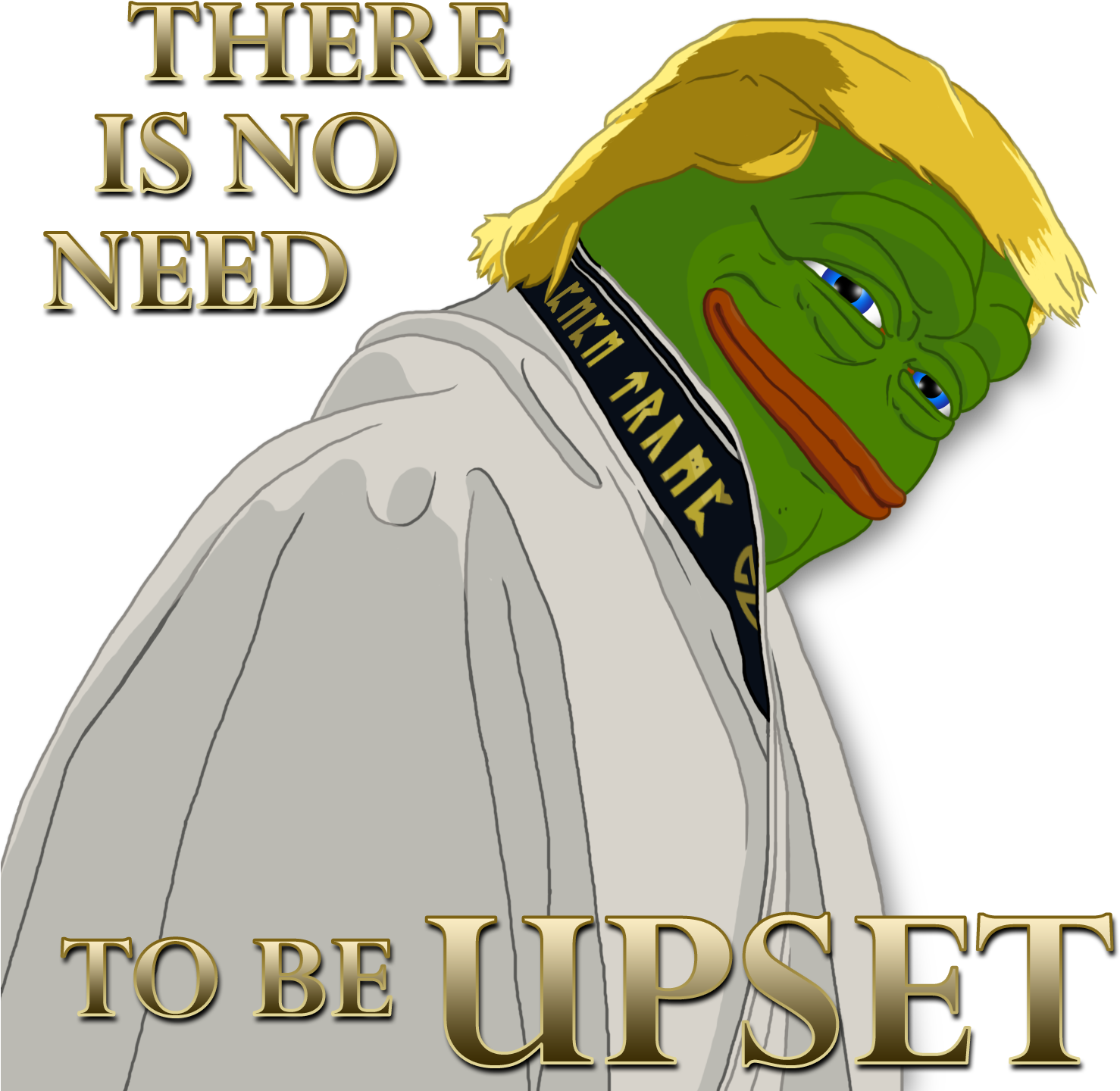 Politically Incorrect » Thread - Trump Pepe There Is No Need (1488x1488), Png Download