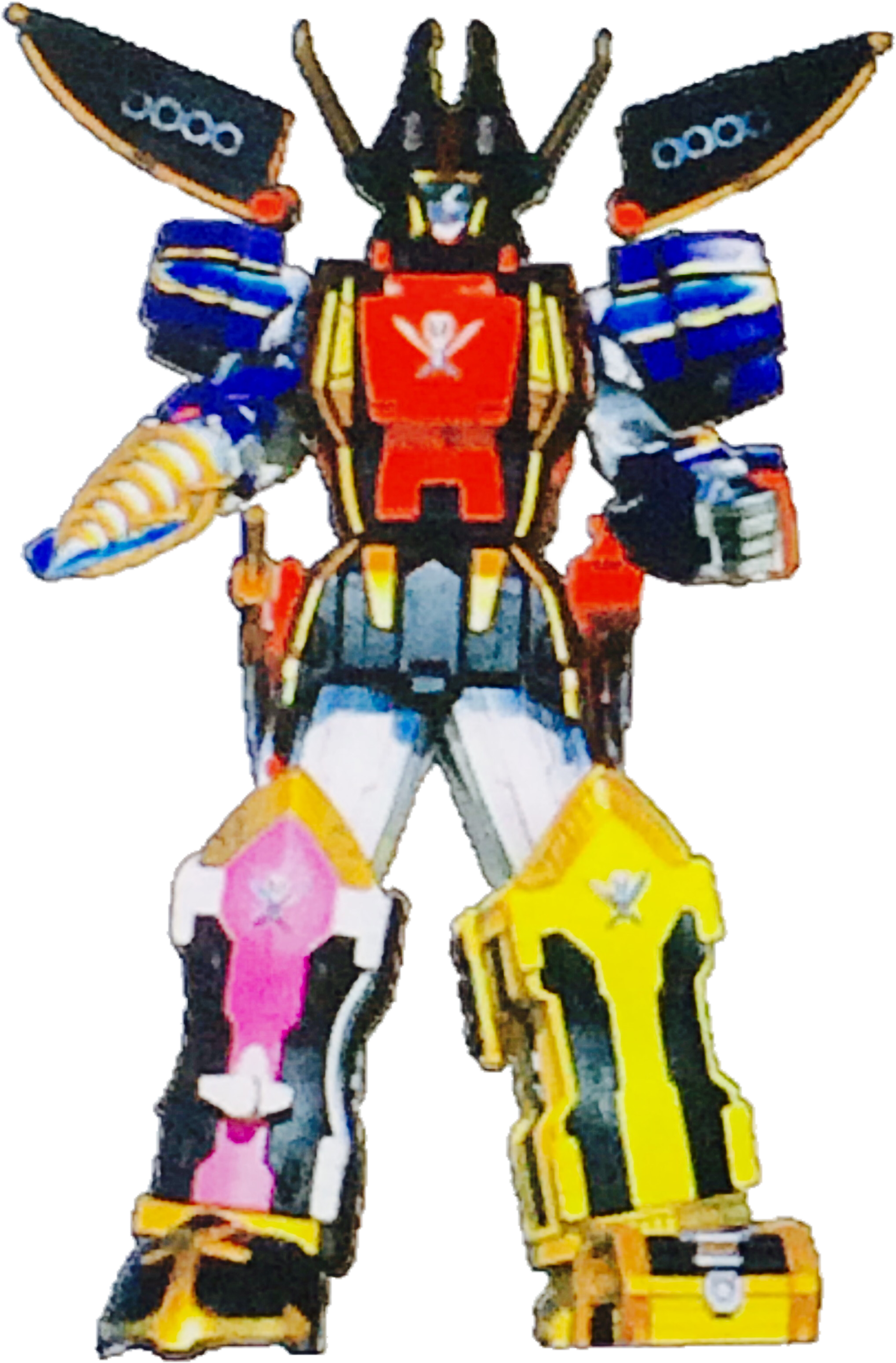 Legendary Q-rex Megazord - Aka Gokaioh (2000x2995), Png Download