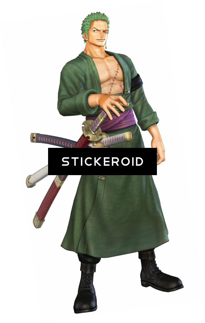 One Piece Zoro Manga - Action Figure (678x1066), Png Download