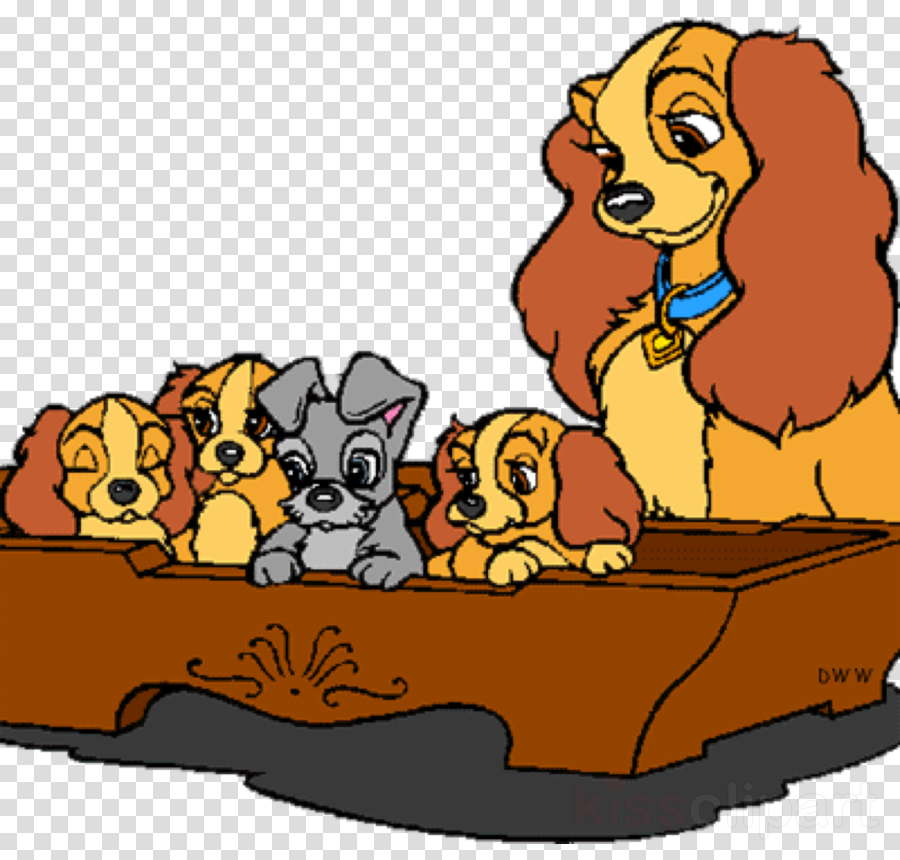Download Lady And The Tramp Coloring Clipart Puppy - Lady And The Tramp Coloring (900x860), Png Download