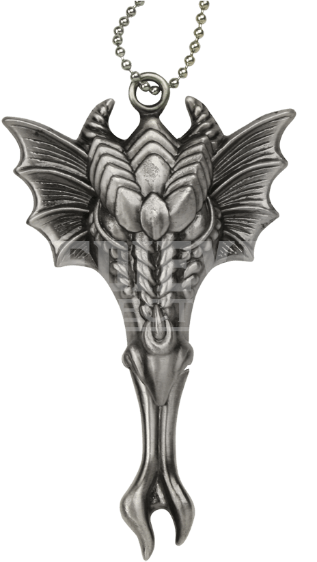 Dragon Necklace With Blade (834x834), Png Download