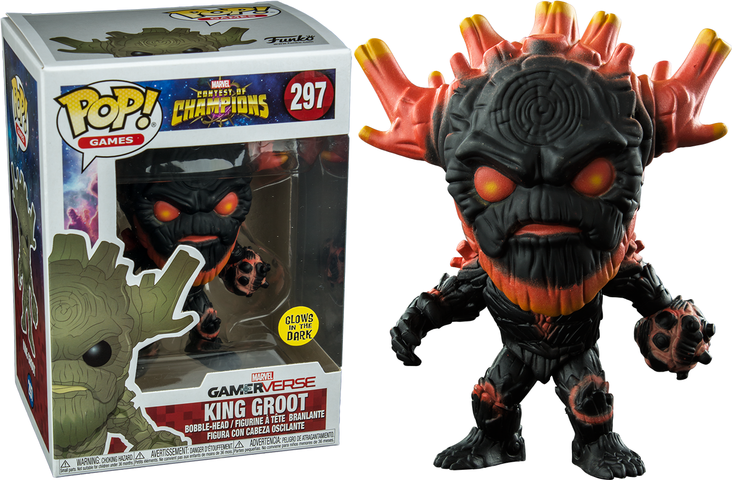 Marvel - - Contest Of Champions Funko Pop King Groot (1500x1005), Png Download