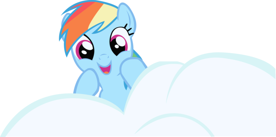 Download Little Pony Friendship Is Magic Clipart Pony - Rainbow Dash (899x446), Png Download