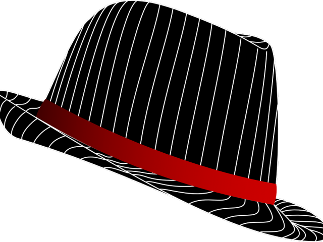 Mafia Hat Cliparts - Fedora Hat Gangster Transparent Background (640x480), Png Download