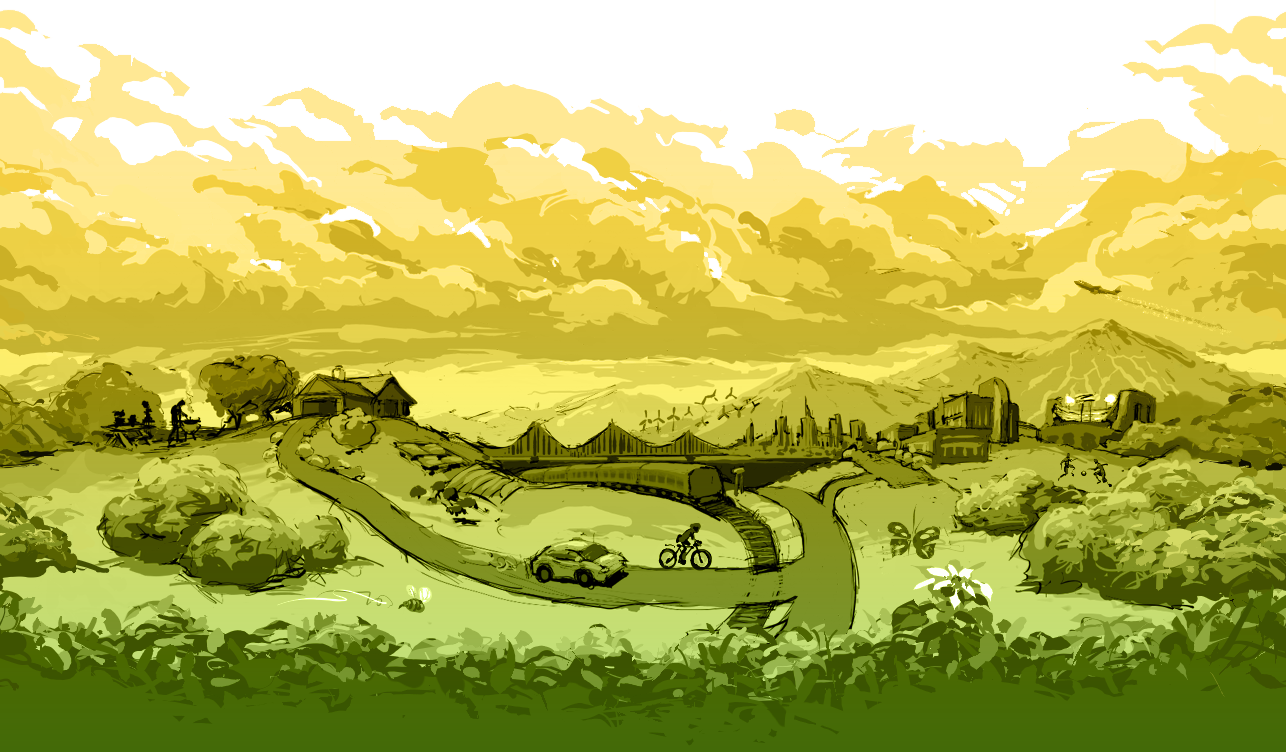 Background With Transparent Sky - Oroeco Inc. (1286x752), Png Download