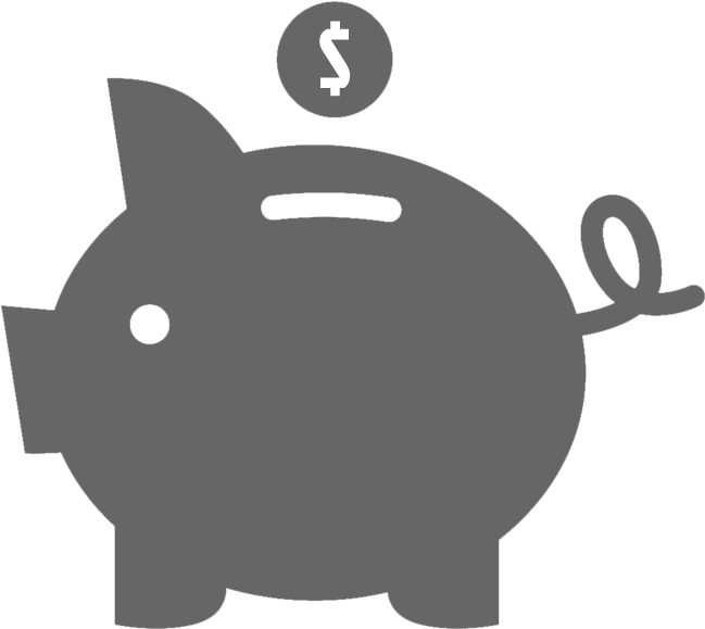 Protect Boat Value - Piggy Bank Icon Black (800x655), Png Download