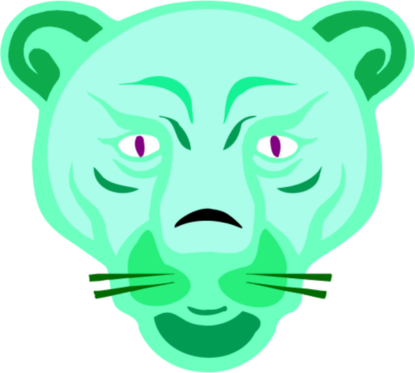 Lion Face Clip Art N4 - Lion Head Shower Curtain (600x539), Png Download