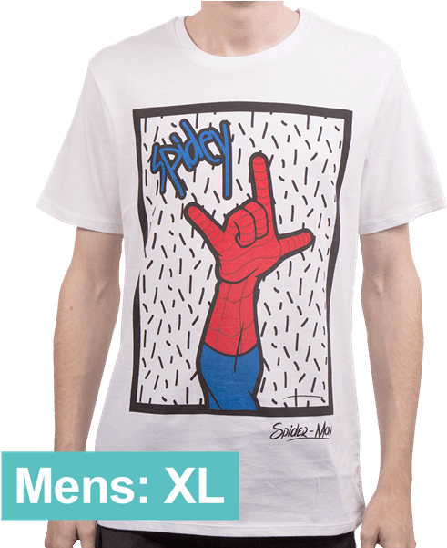 Marvel - Spider Man - Homecoming - Spidey Portrait - Spider Man Mens Tshirt (600x600), Png Download