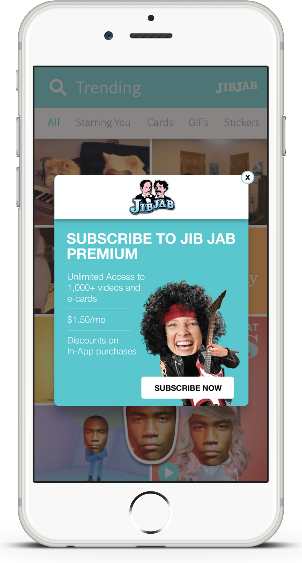 Subscription - Jibjab Media, Inc. (1000x1898), Png Download