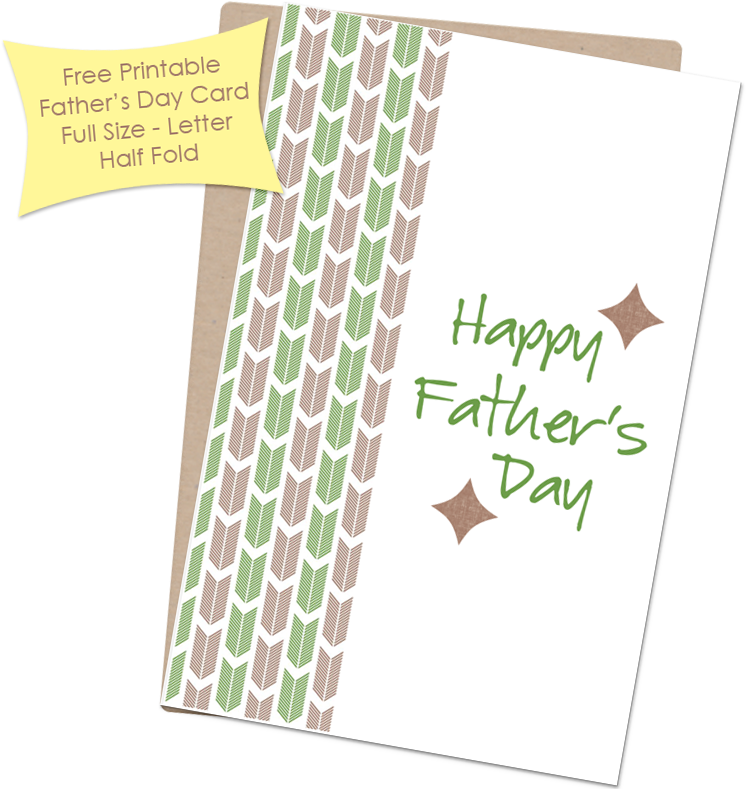 Happy Father S Day Card Template - Father's Day (800x800), Png Download
