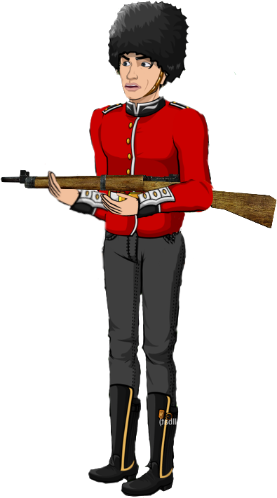 Soldier With Rifle 112 Kb - Soldier (422x750), Png Download