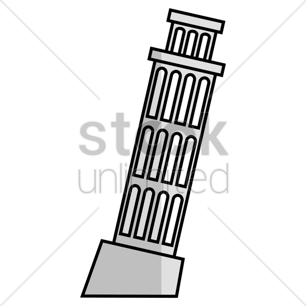 Leaning Tower Of Pisa (600x600), Png Download