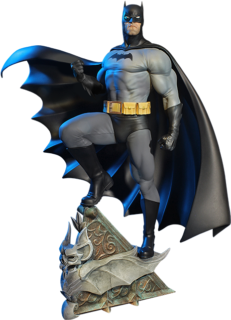Super Powers Maquette - Tweeterhead Batman (480x645), Png Download