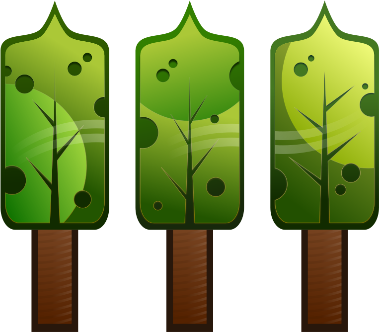 Trees, Including Studies Conducted By Organizations - Desenho De Arvores Estilizada (800x705), Png Download