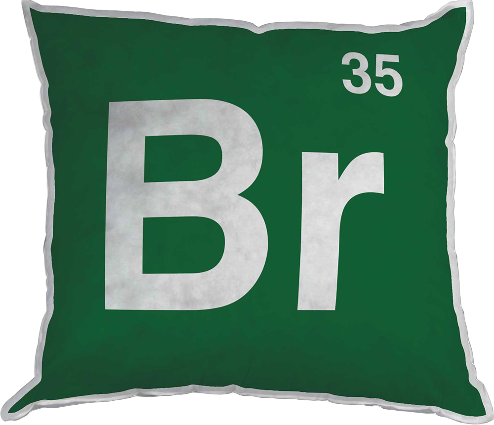 Br Logo Plush Pillow - Breaking Bad Logo Cross Stitch (1000x860), Png Download