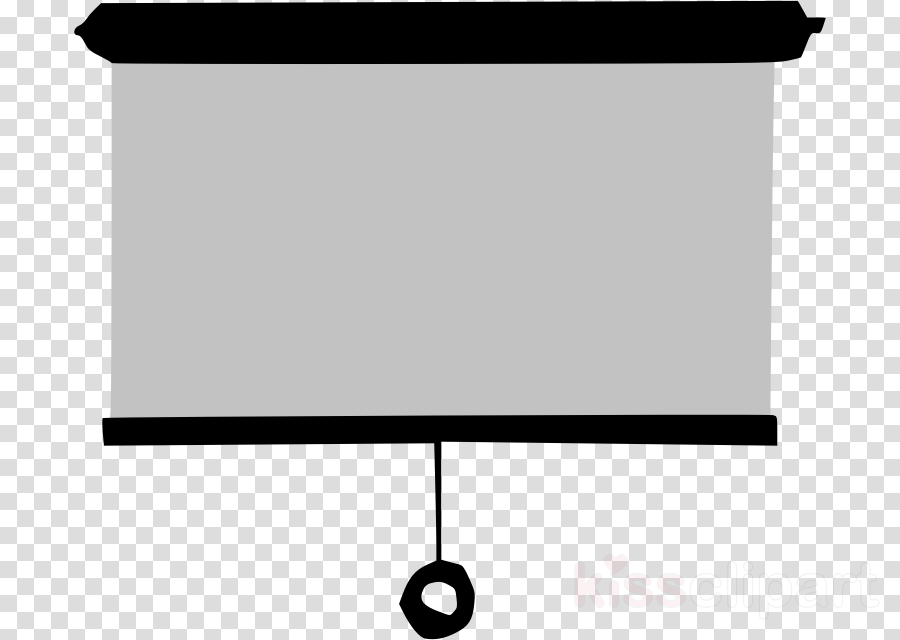 Projection Screen Png Clipart Projection Screens Clip - Umbrella Outline Transparent Background (900x640), Png Download