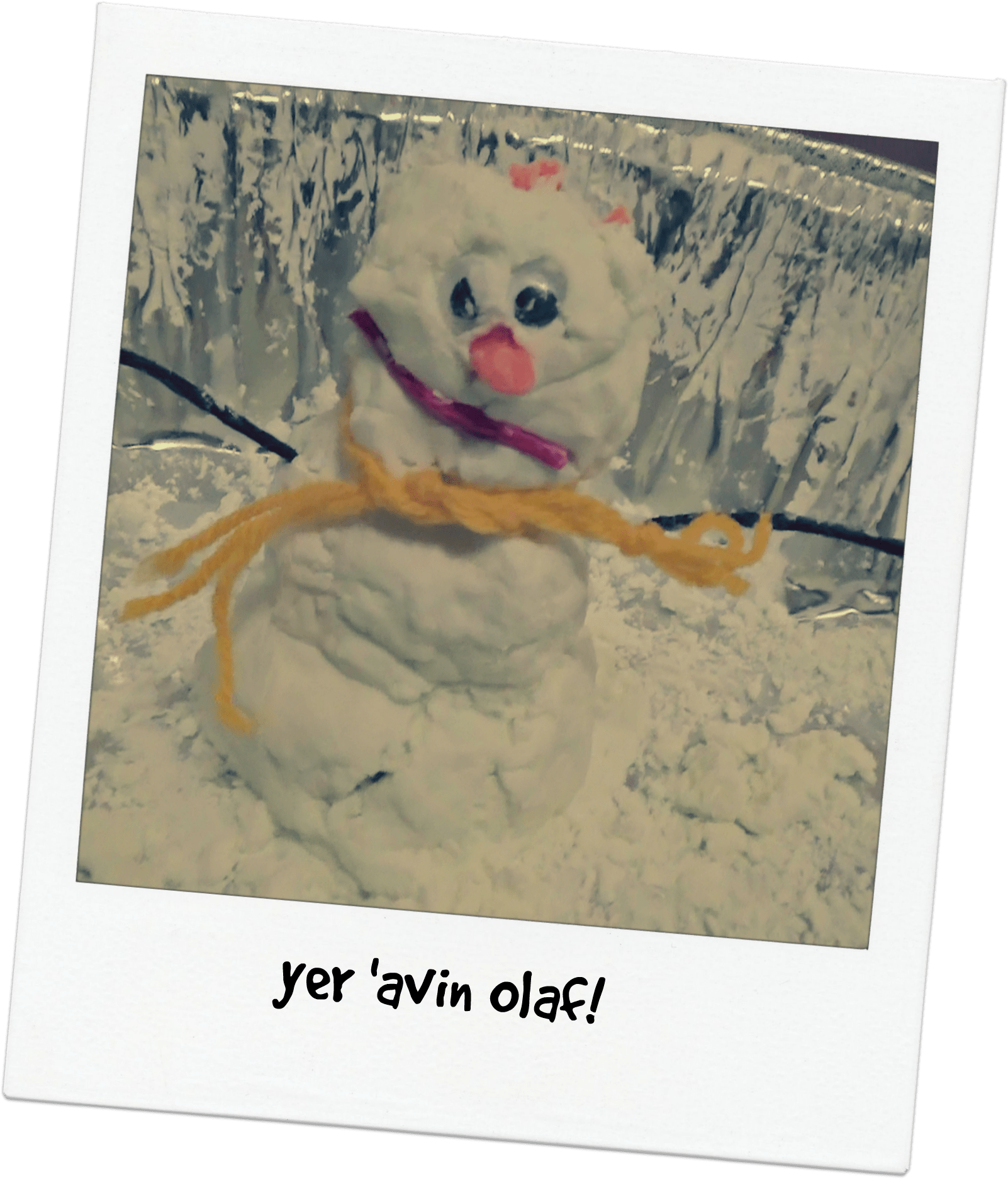 We Also Had Some Snowballs To Eat And We Were Going - Picture Frame (1618x1891), Png Download