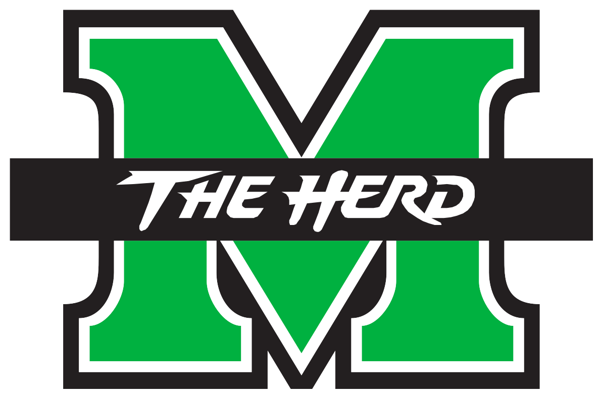 Marshall Thundering Herd Logo (1200x795), Png Download