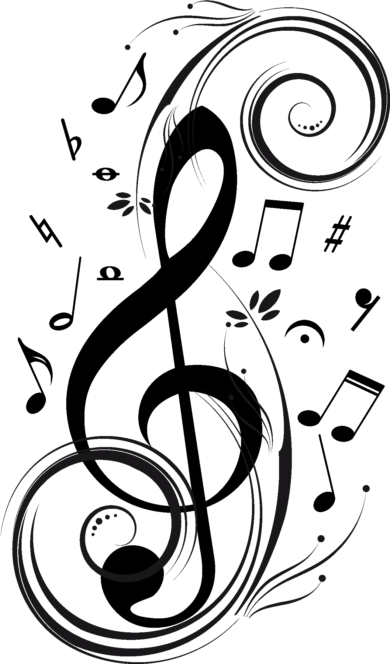 17 Chansons Qui Plairont Aux Petits Comme Aux Grands - Imagens Da Clave De Sol (2362x2362), Png Download