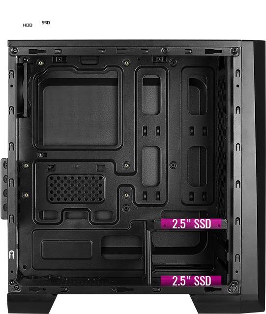 Supports Up To Two - Aerocool Cylon Mini (845x659), Png Download