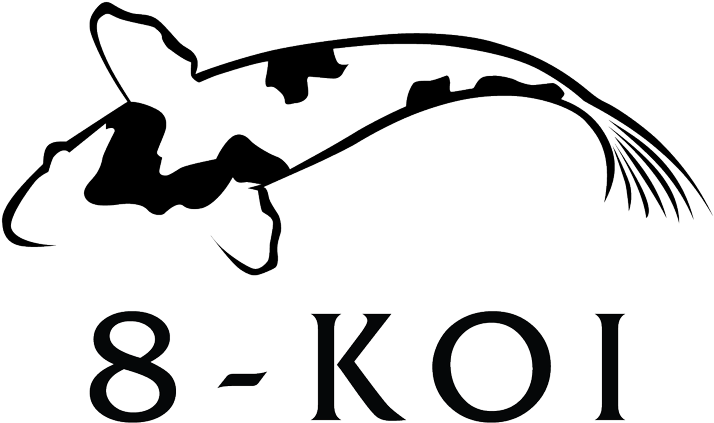 About 8-koi - Koi Fish Logo (750x462), Png Download