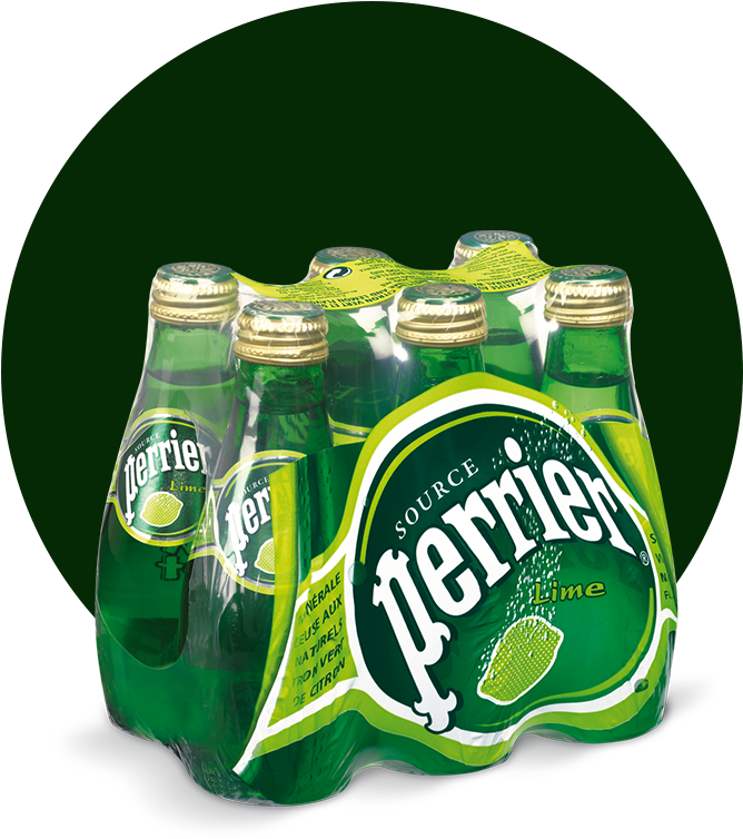 Perrier Sparkling Water, Lime, 200ml Glass Bottle </br> - Perrier Carbonated Water Cake (900x900), Png Download