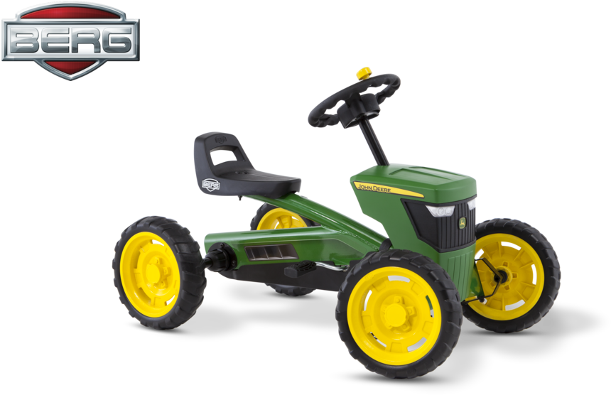 Buzzy John Deere Angle V=1496277401 - Gokart / Pedal-gokart Buzzy John Deer Berg Toys (1000x667), Png Download