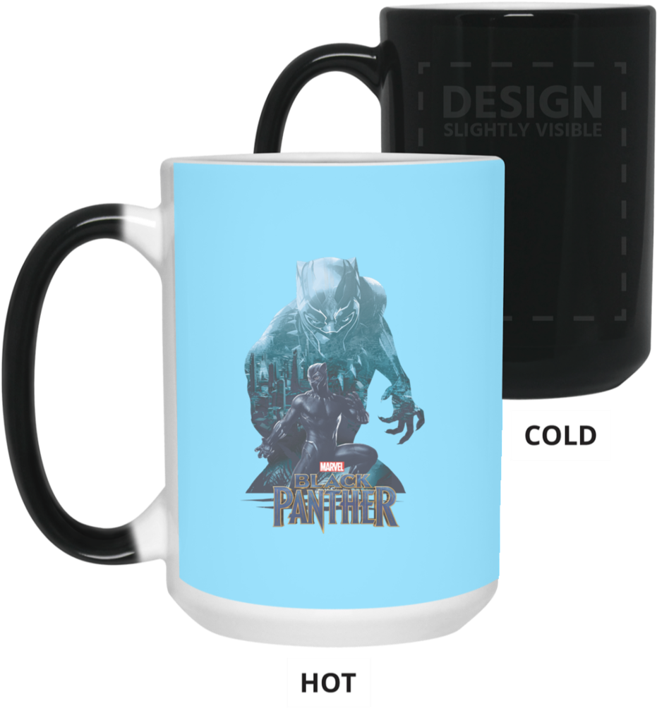 Marvel Black Panther Wakanda's Finest Color Changing - Girlfriend And Her Boyfriend Drawings (1024x1024), Png Download