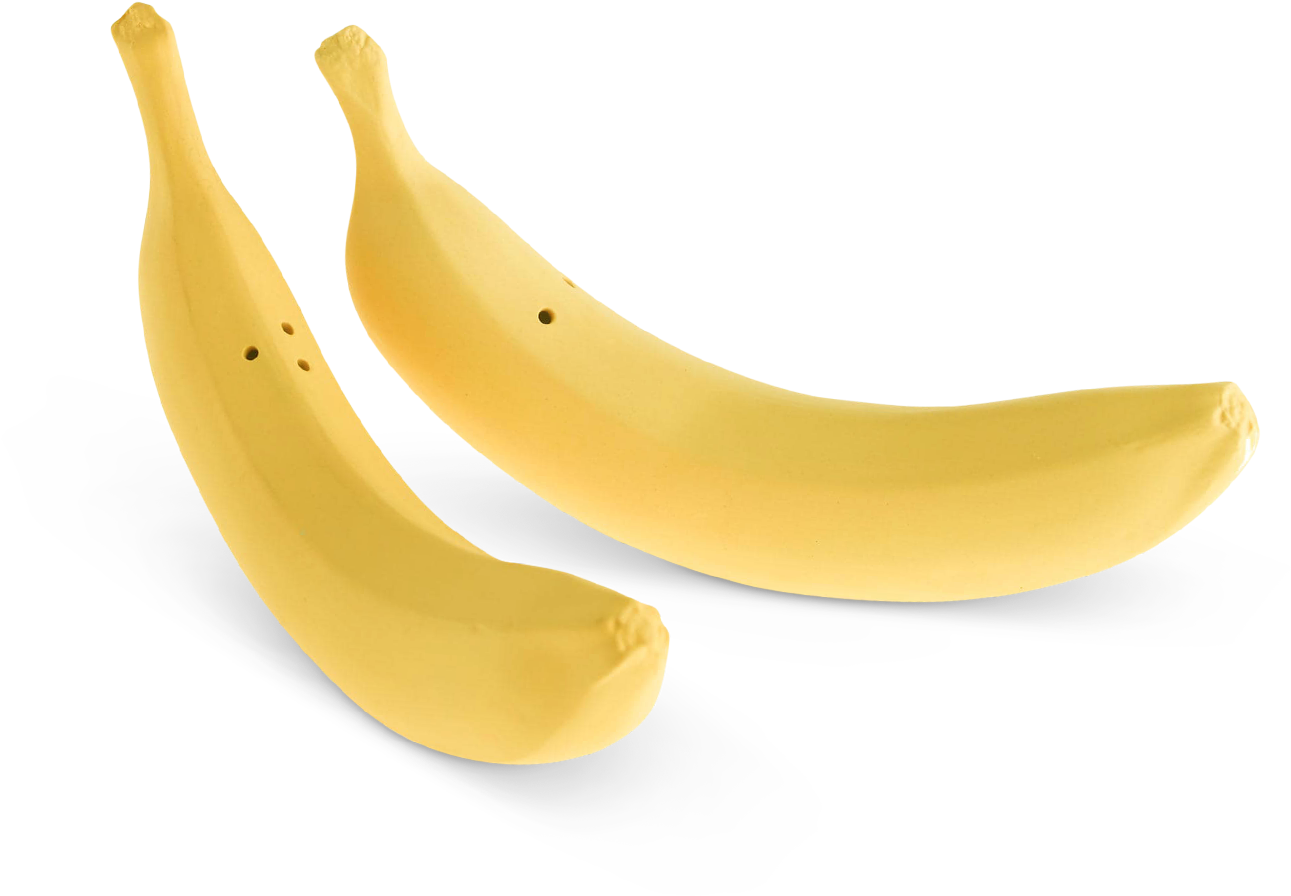 Michiko Shimada Banana Shakers Pd - &klevering Salt & Pepper (1500x1500), Png Download