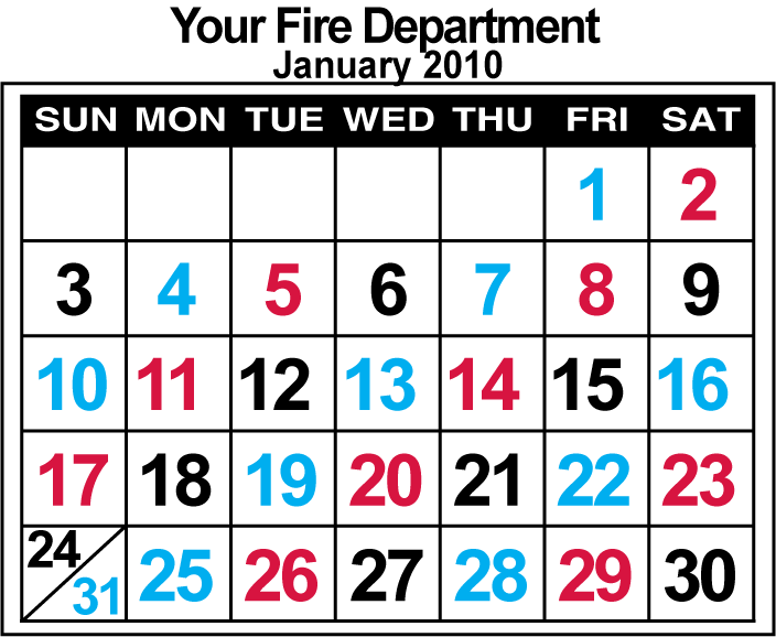 12 Page Wall Calendar - Number (704x578), Png Download