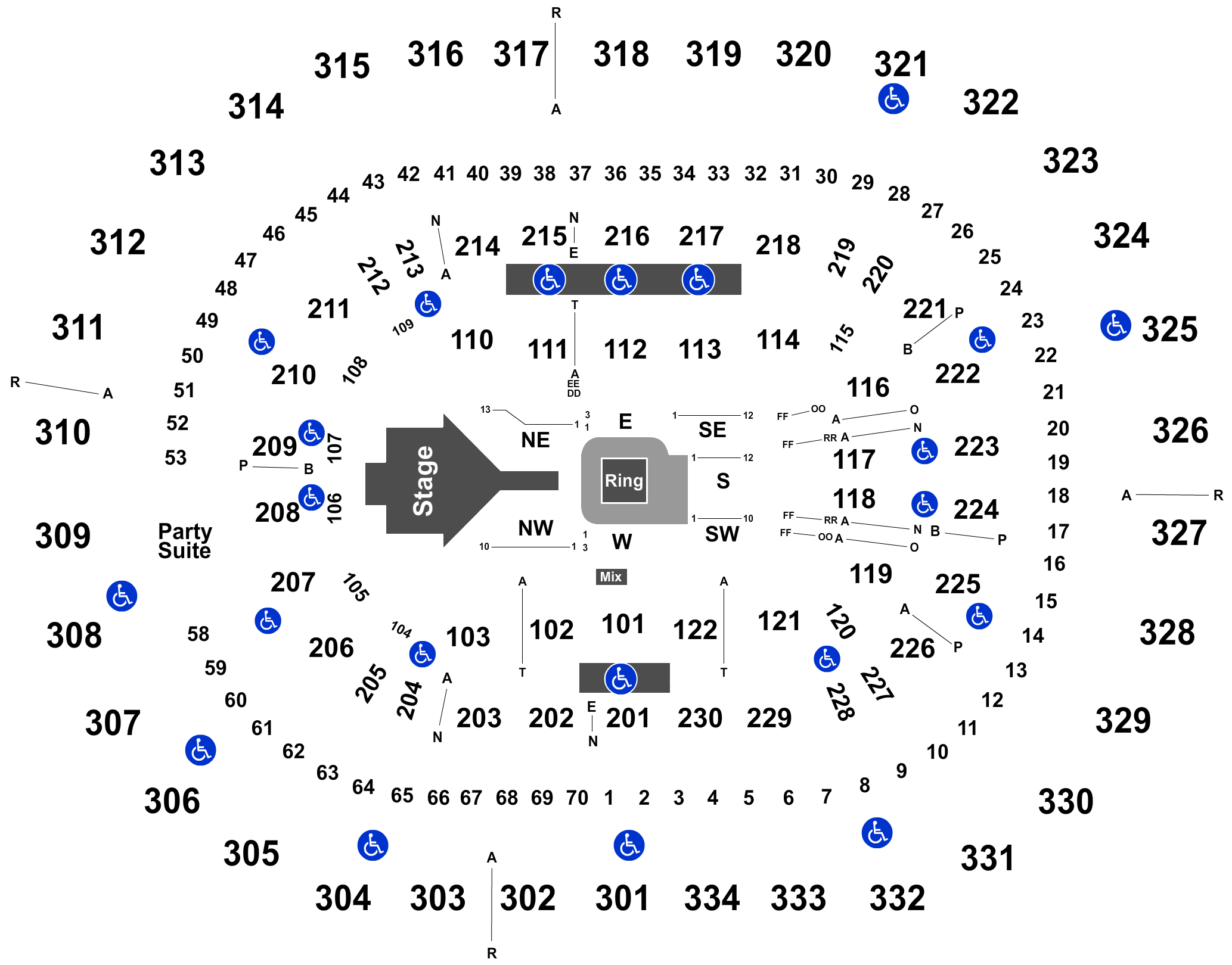 Legend - Moda Center 215 Row H (2100x1720), Png Download