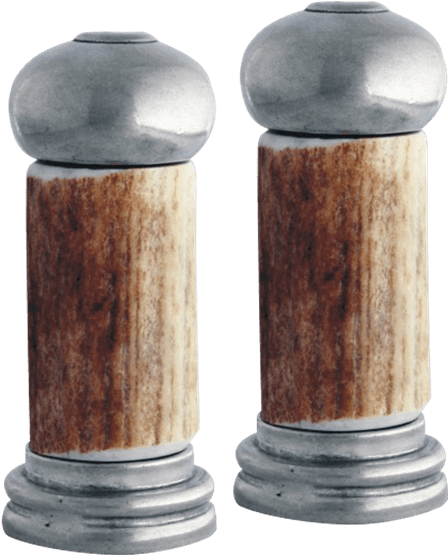 Antler Salt And Pepper Set - Antler Salt And Pepper Set By Vagabond House (555x555), Png Download