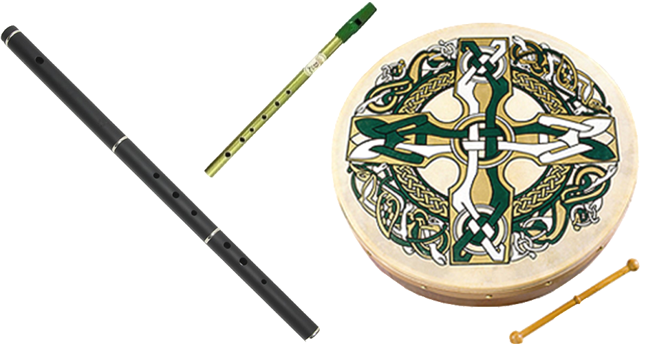 Waltons Bodhran Drum - Celtic Cross (1024x526), Png Download