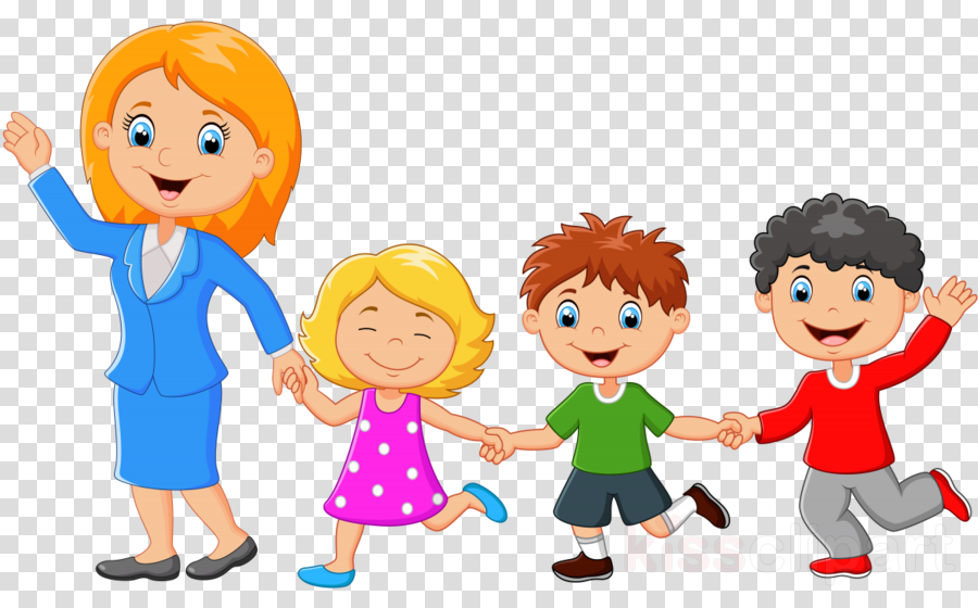 Download Single Mom Family Cartoon Clipart Single Parent - Single Mom Family Cartoon (900x560), Png Download