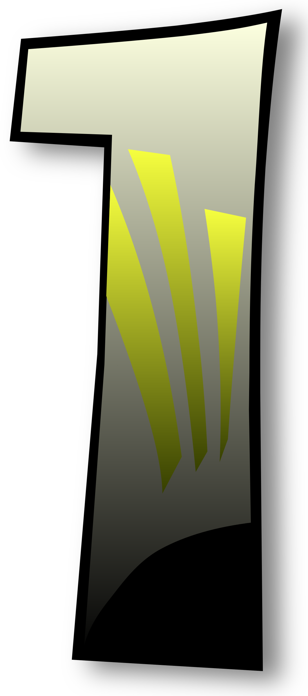 Big Image - Creation Days Numbers Clipart (1062x2400), Png Download