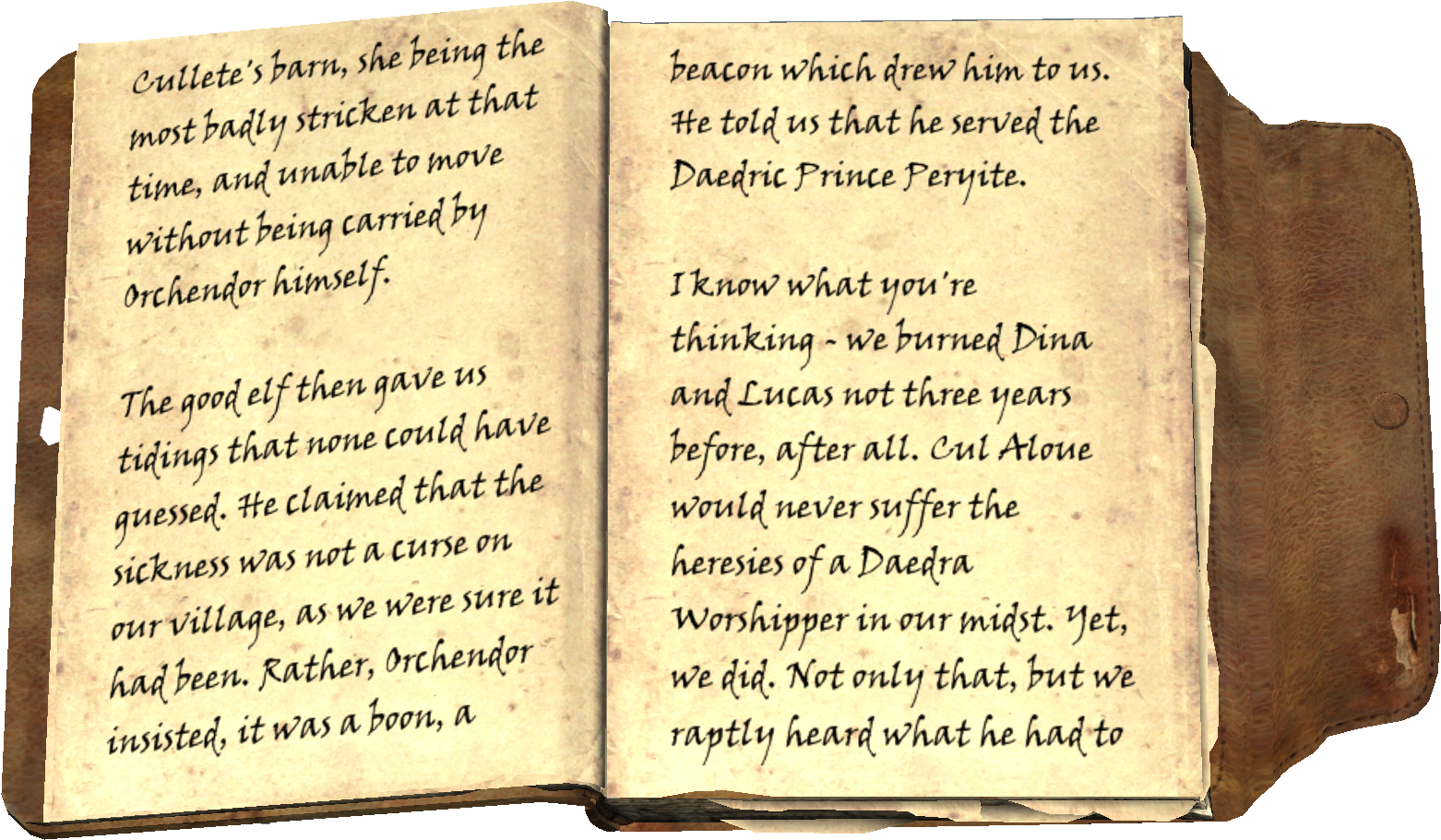 Unsent Afflicted Letter 3 - Habd Journal Skyrim (1568x917), Png Download