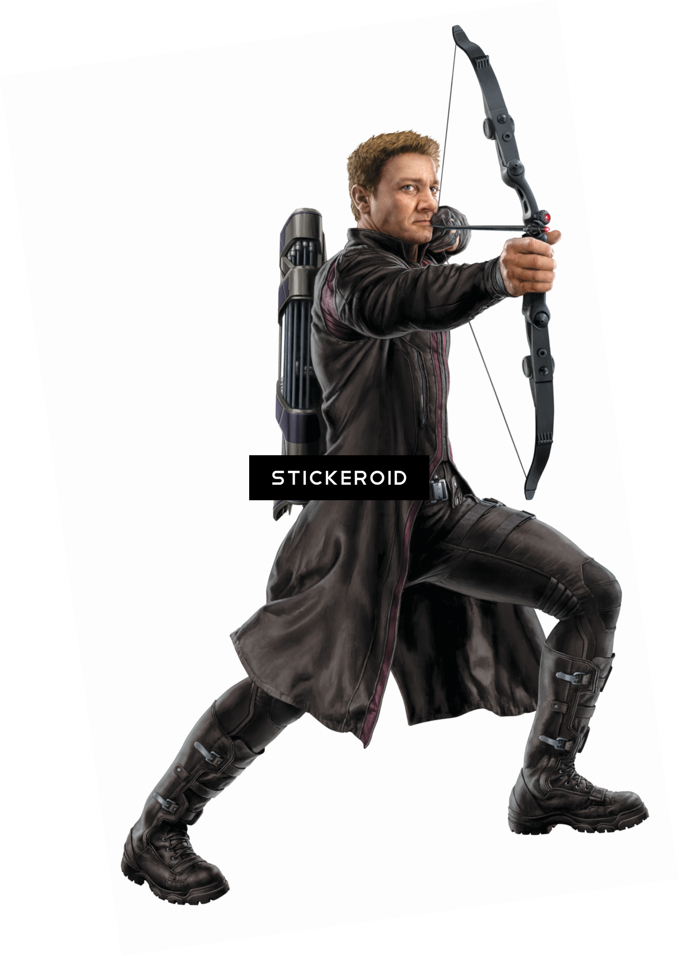 Hawkeye - Os Vingadores Personagens Arqueiro (1357x1911), Png Download