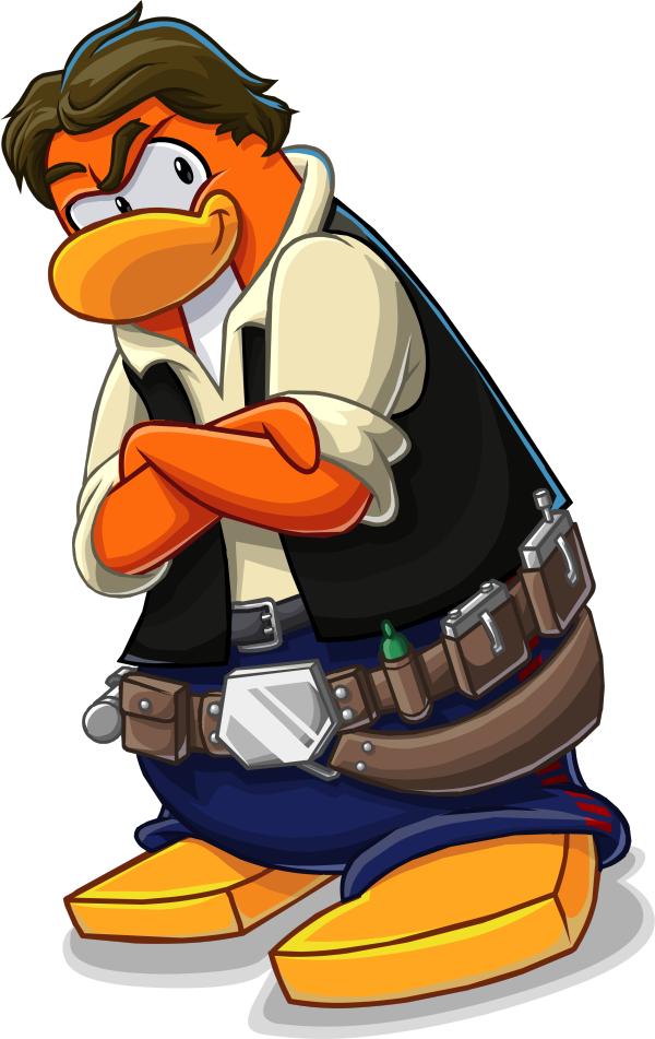 Han Solo - Club Penguin Han Solo (600x951), Png Download