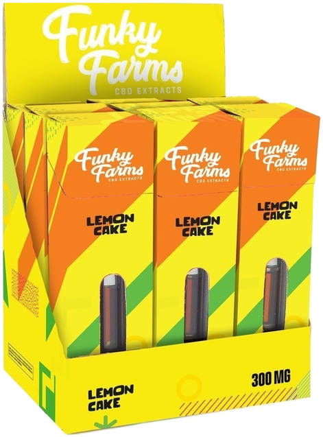 Lemon Cake Cbd Vape Cartridge Display Box - Cannabidiol (490x659), Png Download