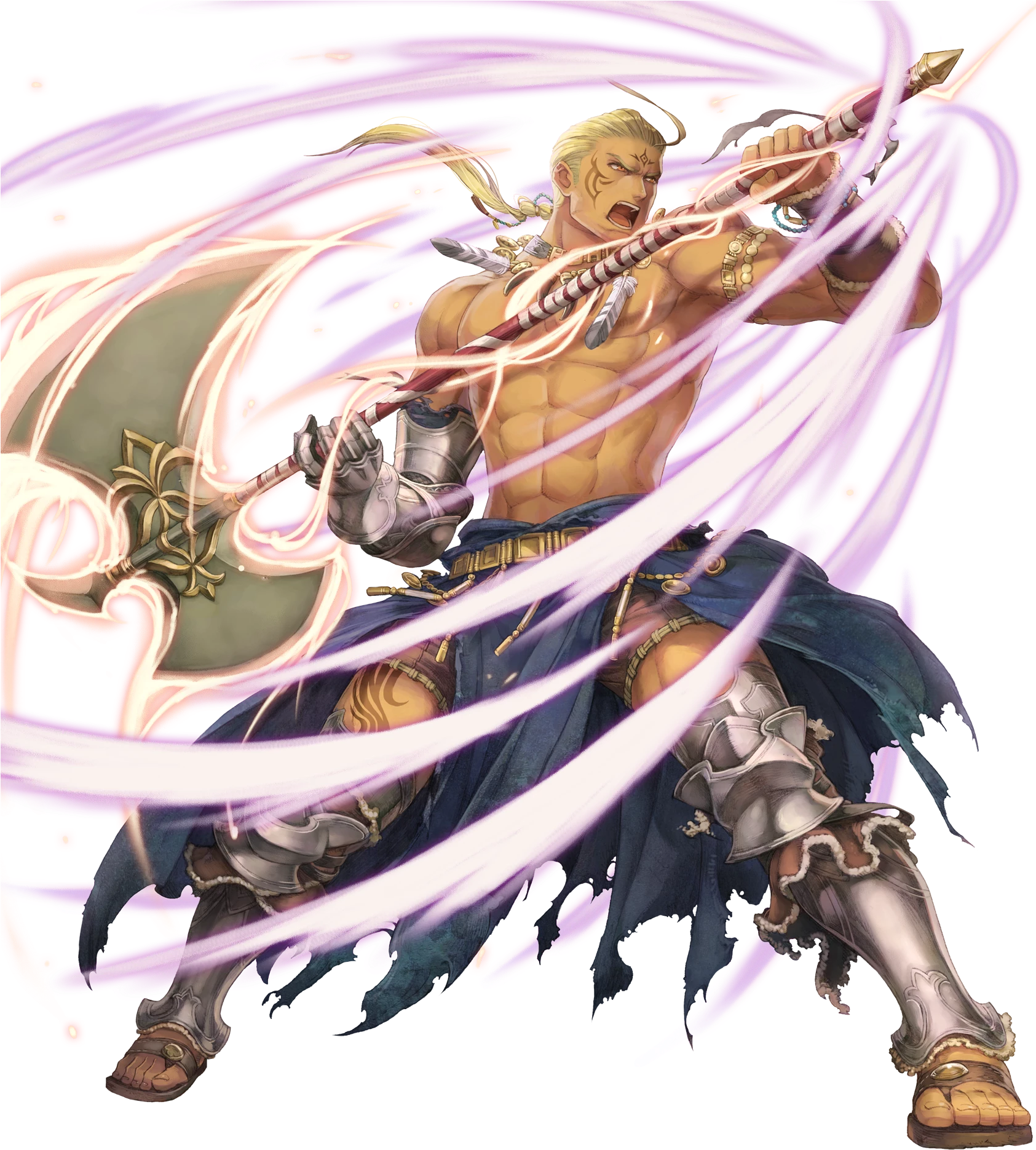 Hawkeye - Fire Emblem Barbarian (1684x1920), Png Download