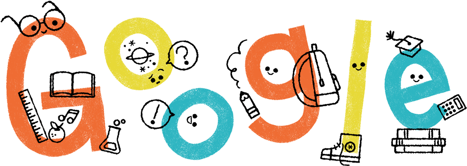 Doodle Google (1000x400), Png Download