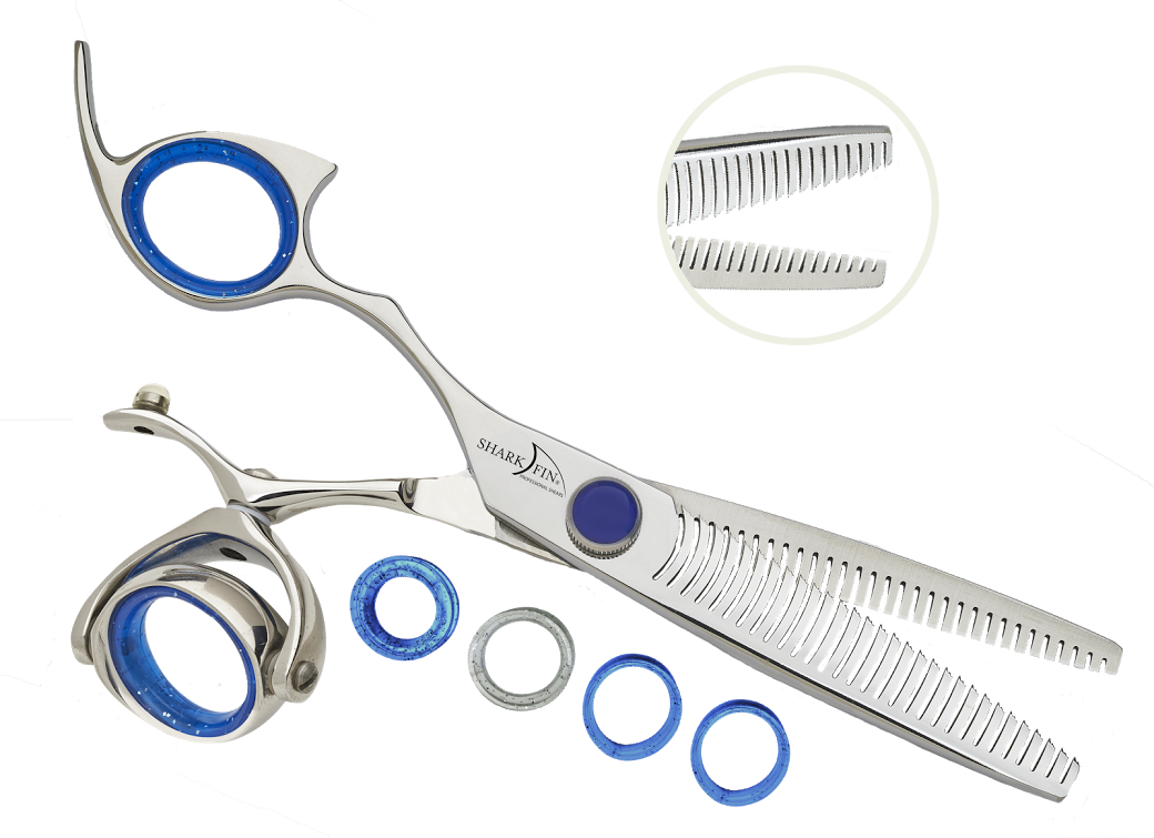 See What Everybody's Talking About - Shark Fin Professional Shear Scissor Pink 5.5 Inch (1040x755), Png Download