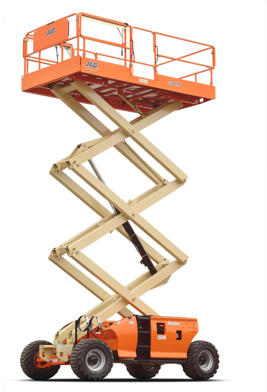 Jlg Engine Powered Scissor Lifts 3394rt Rental - Scissor And Boom Lift (1024x768), Png Download