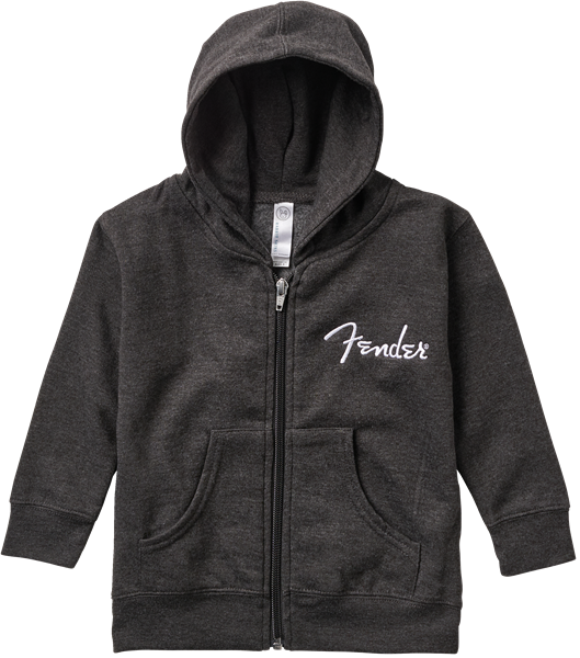 Fender® Toddler Zip Hoodie, Gray, 4t - Fender (529x600), Png Download