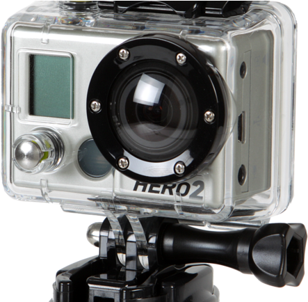 Gopro Action Camera Png Image - Gopro Hero 2 (770x433), Png Download