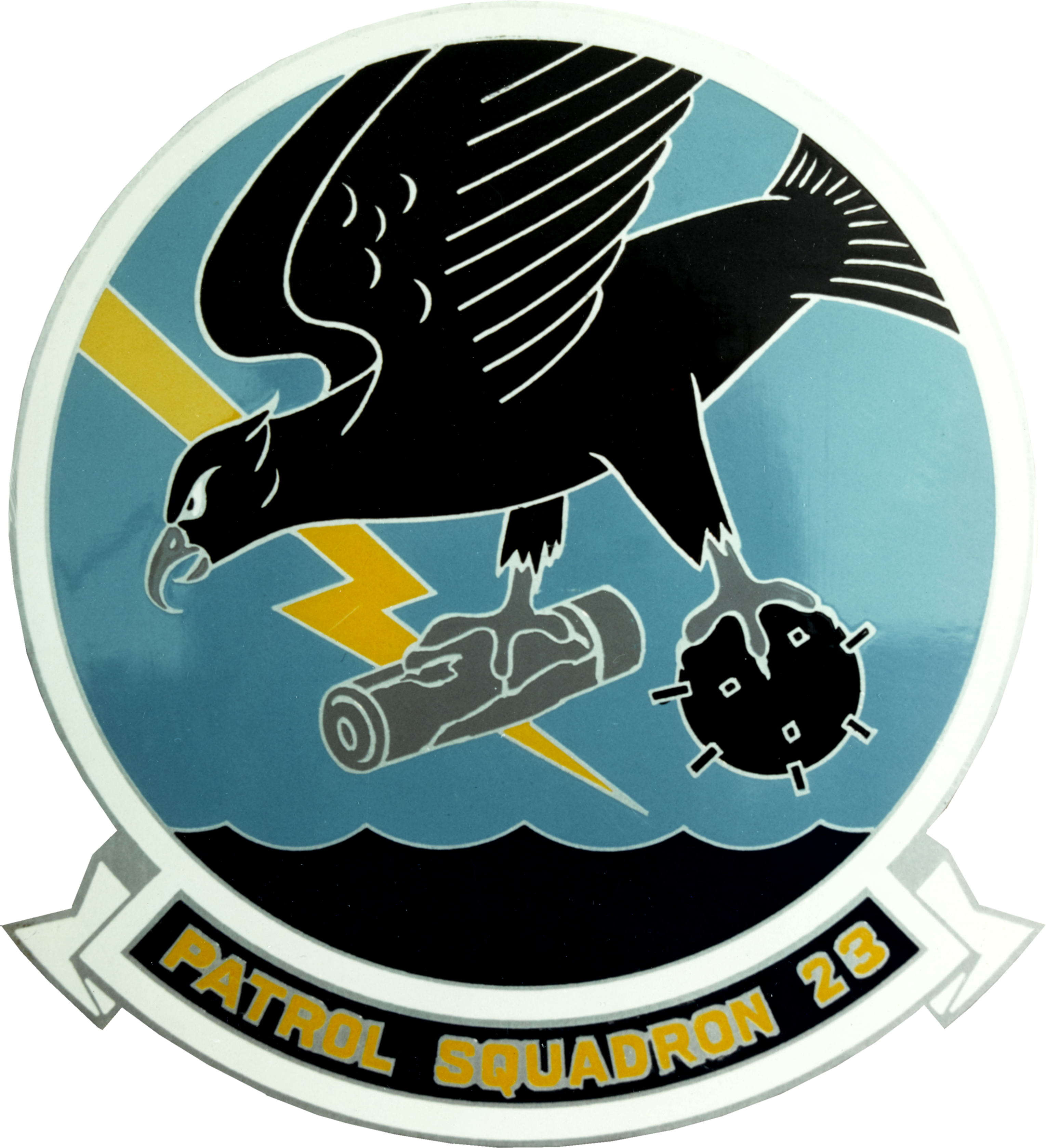 Patrol Squadron 23 Insignia 1953 - Wikimedia Commons (3059x3358), Png Download