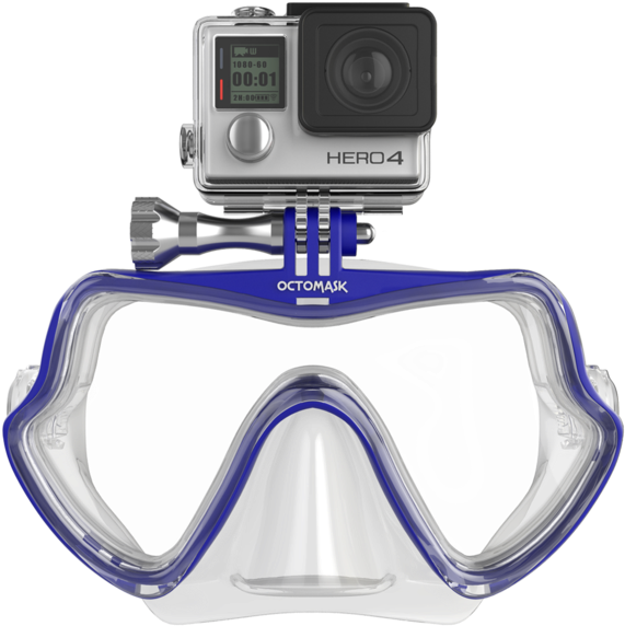 Frameless Dive Mask For Gopro - Gopro Octomask (592x600), Png Download